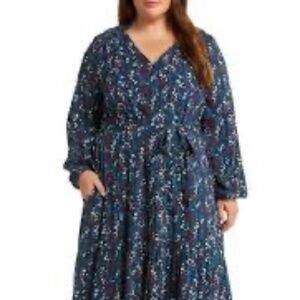 Caslon floral dress NWT